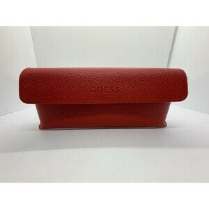 GUESS RED CASE AUTHENTIC EYEWEAR EYEGLASSES GLASSES CASE ONLY